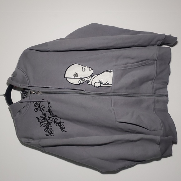 Upper Playground Twelve Grain Zip Up Hoodie Mens Size M